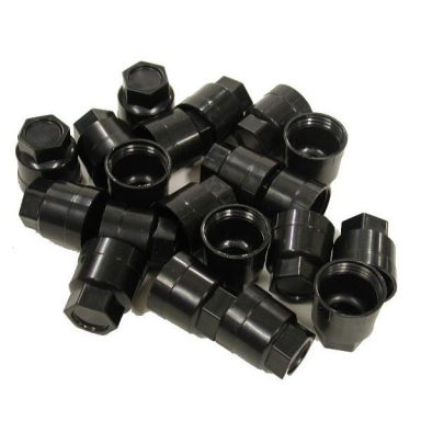 85 LUG NUT CAP SET (BLACK)(20 PC-SET)