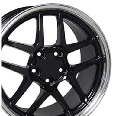 88-96 WHEEL (C5 Z06 STYLE BLACK) 17X9.5