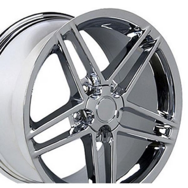 88-96 WHEEL (C6 Z06 STYLE CHROME)  17X9.5