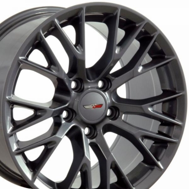 88-96 WHEEL (C7 Z06 STYLE GUNMETAL) 17X9.5