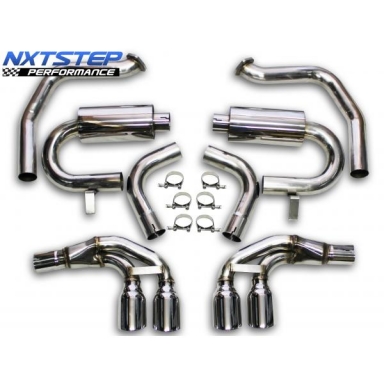97-04 AXLE BACK EXHAUST SYSTEM (STAINLESS)