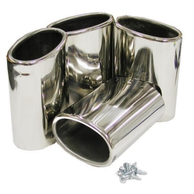 97-00 EXHAUST TIPS (OVAL)