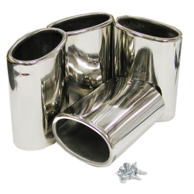 97-00 EXHAUST TIPS (OVAL)