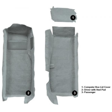 97-04 CARPET SET (FRONT) COUPE & CONVERTIBLE