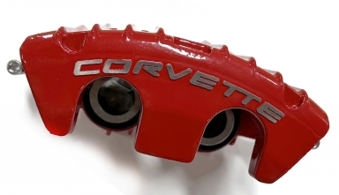 97-04 BRAKE CALIPER (RIGHT FRONT) RED PWDR COATED