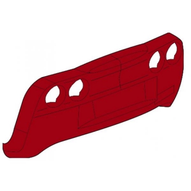 04-13 CORVETTE REAR BUMPER (POLY)