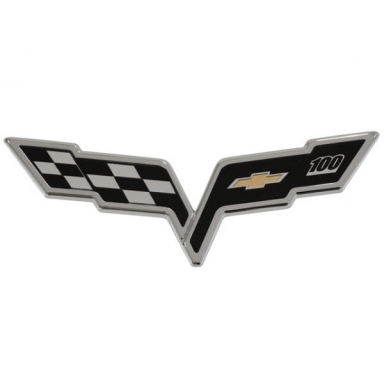2012 CORVETTE REAR BUMPER EMBLEM (CENTENNIAL)