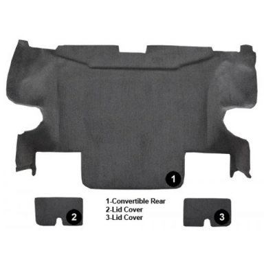 05-13 CORVETTE REAR CARPET - TRUVETTE (CONV)