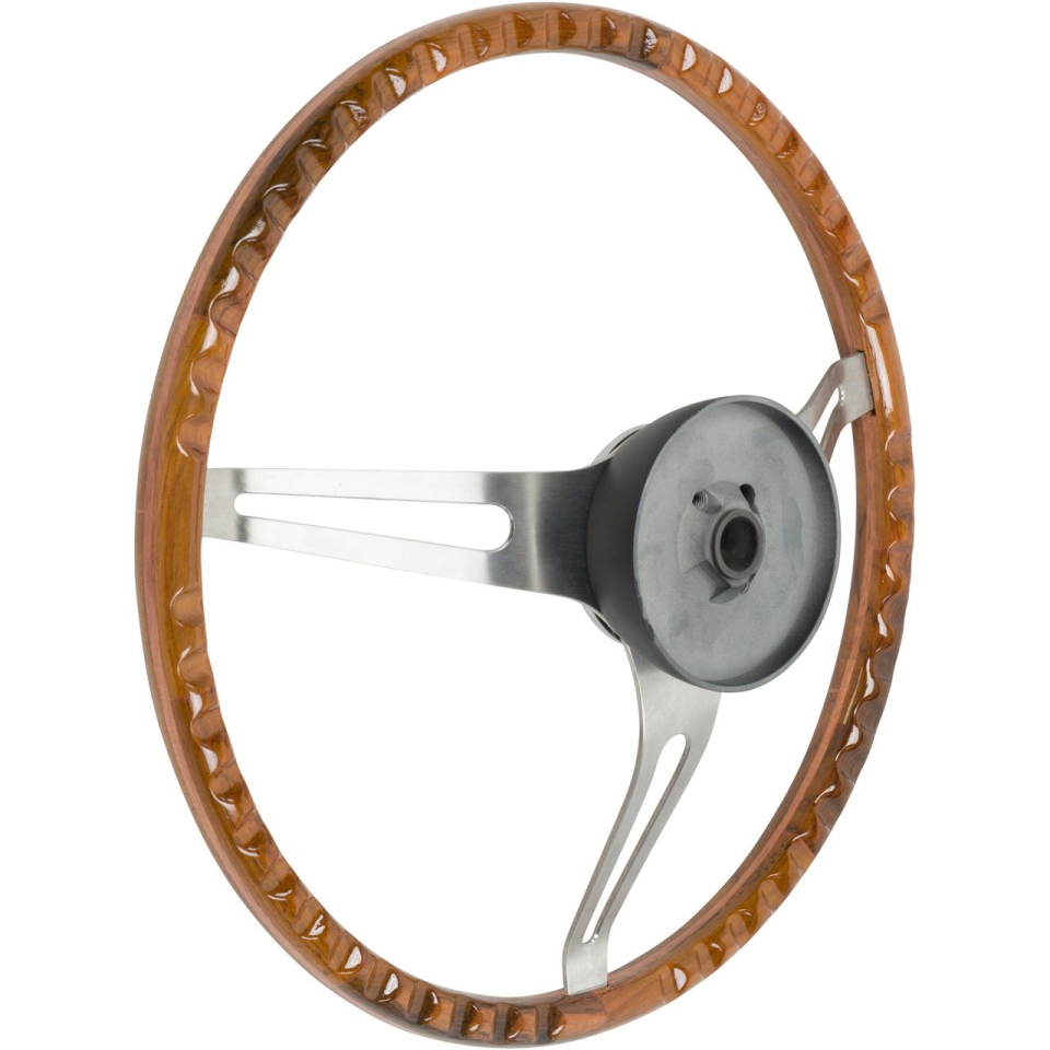 69-75 TEAK WOOD STEERING WHEEL (15 INCH) | Volunteer Vette