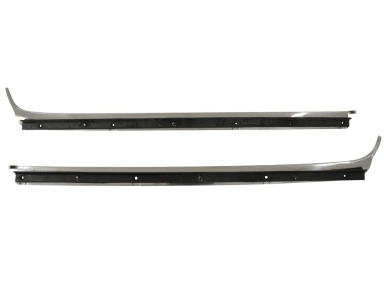 64-67 OUTER WINDOW SEALS W/ STAINLESS (COUPE)