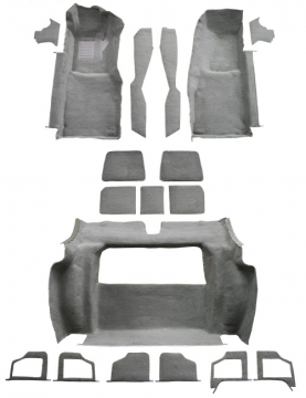 78-79E CARPET SET (CUTPILE) - 3 DOOR COMPARTMENT