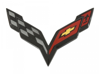 14-19 CORVETTE FRONT NOSE EMBLEM (CARBON)