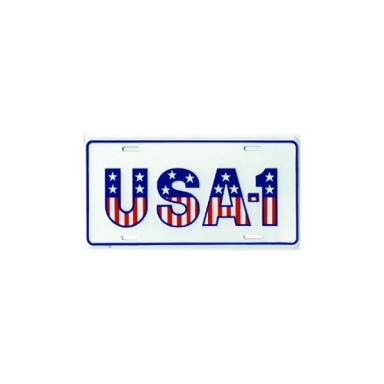 VINTAGE STYLE USA-1 LICENSE PLATE