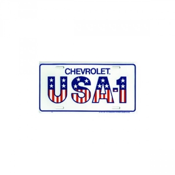 CHEVROLET USA-1 LICENSE PLATE