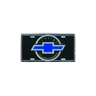 GENUINE CHEVROLET LICENSE TAG