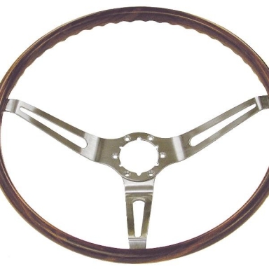 67-68 STEERING WHEEL (SIMULATED WALNUT)