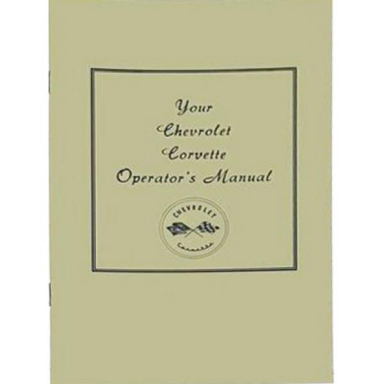 1953-55 CORVETTE OWNERS MANUAL