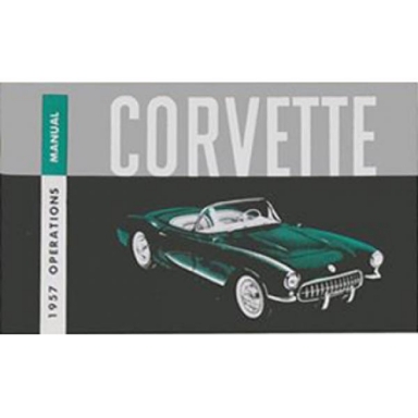 57 CORVETTE OWNERS MANUAL