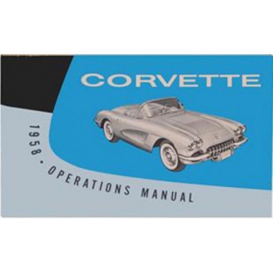 58 CORVETTE OWNERS MANUAL