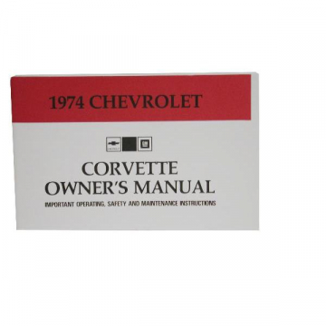 1974 CORVETTE OWNER'S MANUAL