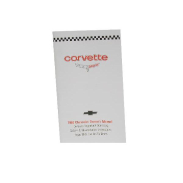 1980 CORVETTE OWNER'S MANUAL