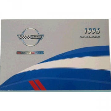 1996 CORVETTE OWNER'S MANUAL