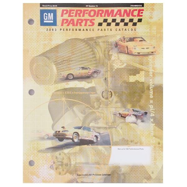 CHEVROLET PERFORMANCE PARTS CATALOG Volunteer Vette Corvette Parts