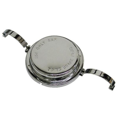 65-66 MASTER CYLINDER CAP (W/O POWER BR)(CHROME)