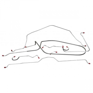 66 BRAKE LINE SET (STEEL) W/O PB