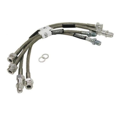 63-82 STAINLESS STEEL BRAKE HOSE SET