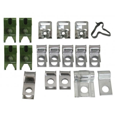 63-65 BRAKE & FUEL LINE CLIP SET