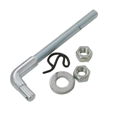 63 PARK BRAKE EQUALIZER J-BOLT, NUT AND CLIP