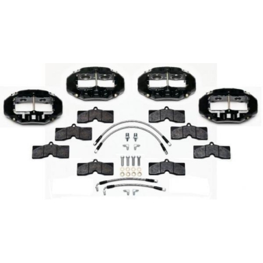 65-82 (ND) WILWOOD CALIPER SET - BLACK POWDER COAT