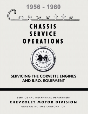 56-60 CORVETTE CHASSIS SERVICE MANUAL