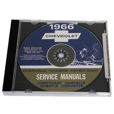 66 OVERHAUL, CHASSIS & FISHER BODY MANUALS (CD)