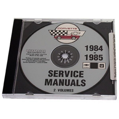 84-85 CORVETTE SERVICE MANUAL (CD)
