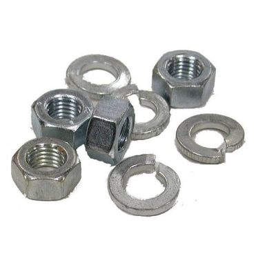 63-81 FAN TO CLUTCH NUT & LW SET