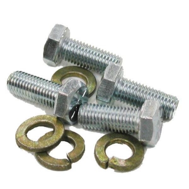 61-69 FAN CLUTCH TO WATER PUMP BOLT & LW SET