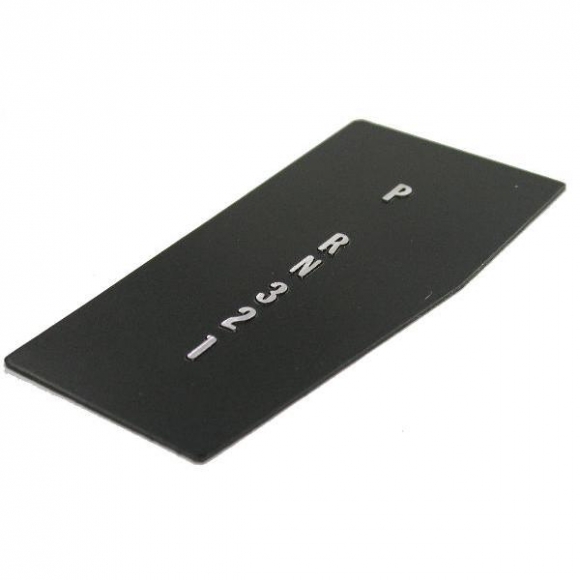 68-69E SHIFTER INDICATOR PLATE (AUTO)