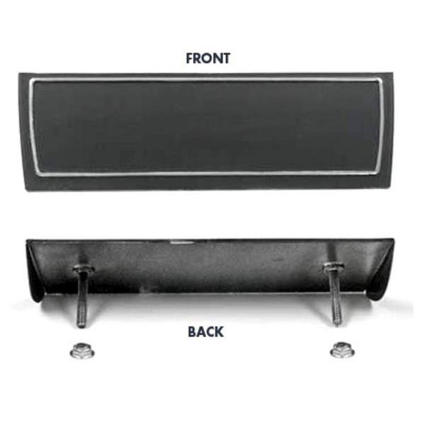 6876 RADIO DELETE PLATE Volunteer Vette Corvette Parts