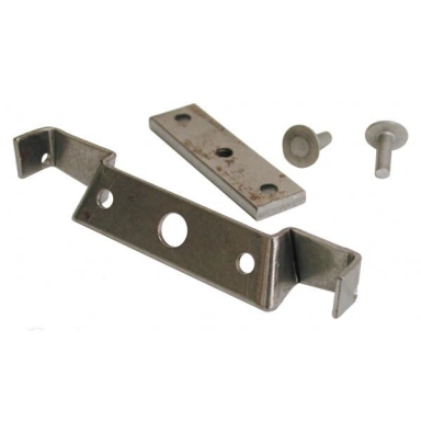 64-67 CONSOLE REAR BRACKET W/ RIVETS & NUT PLATE