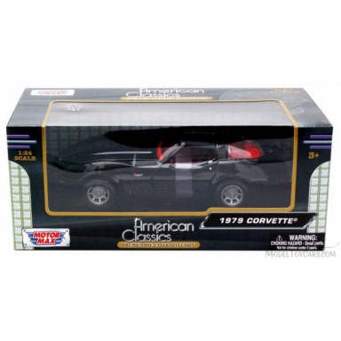 1979 CORVETTE COUPE DIECAST-BLACK (1/24 SCALE)