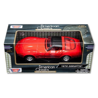 1979 CORVETTE COUPE DIECAST-RED (1/24 SCALE)