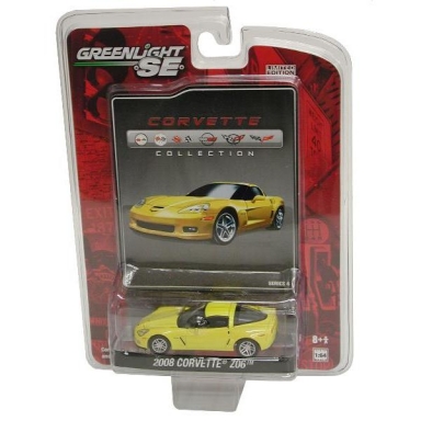 2008 CORVETTE Z06 (YELLOW) (1/64 SCALE)