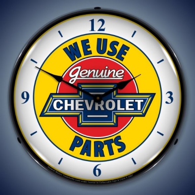 GENUINE CHEVROLET PARTS LED VINTAGE LOOK CLOCK