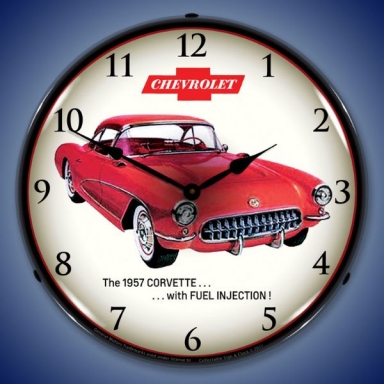 1957 LED VINTAGE LOOK WALL CLOCK