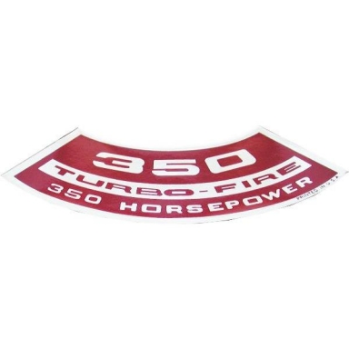 69-70 AIR CLEANER DECAL 350/350 HP