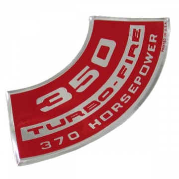 70 AIR CLEANER DECAL 350/370 HP LT1