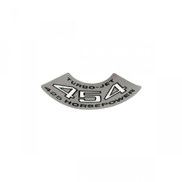 71 AIR CLEANER DECAL TURBO-JET 425 HP