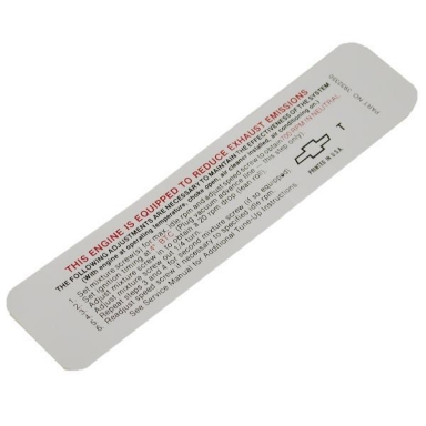 68 EMISSIONS CONTROL DECAL - T